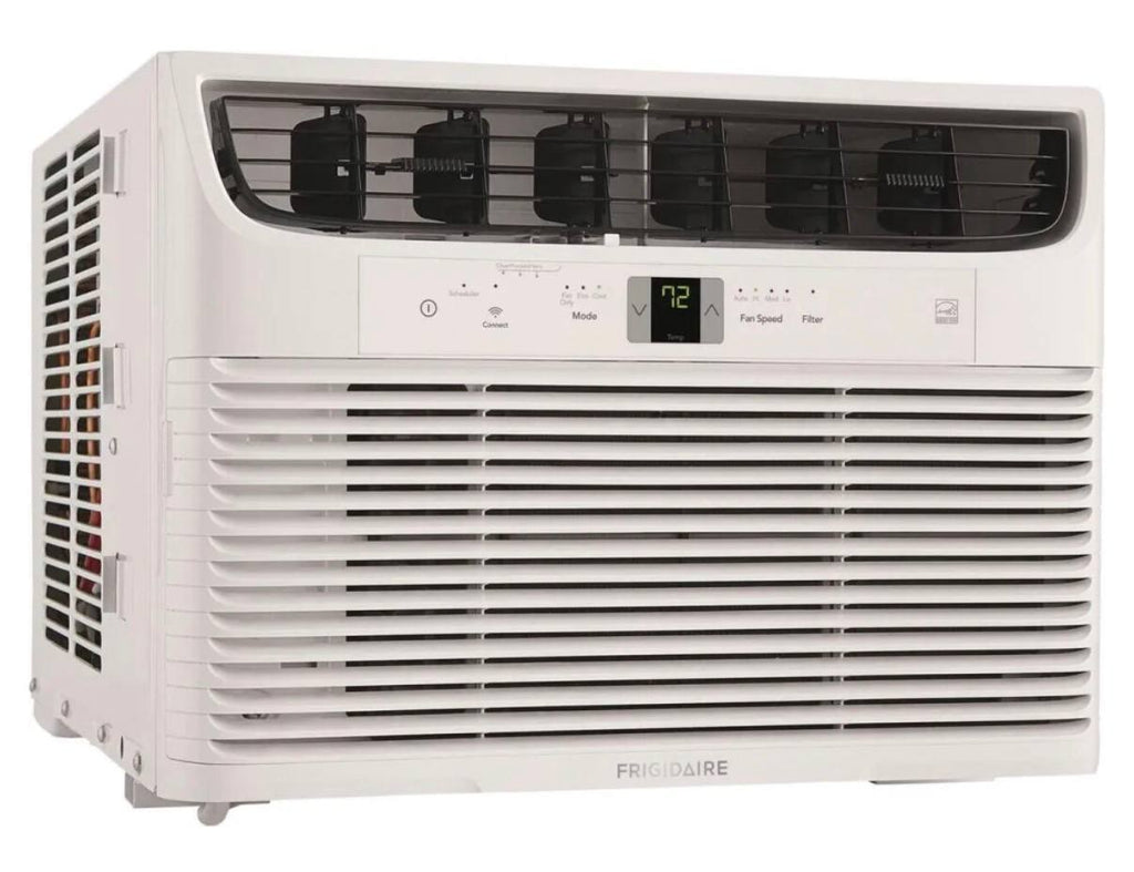 Frigidaire FHWW103WB1 Smart Window-Mounted Room Air Conditioner with Multi-Direction Airflow, Remote Control, Automatic Restart, Clean Filter Alert, Dimming Digital Display, Washable Filter