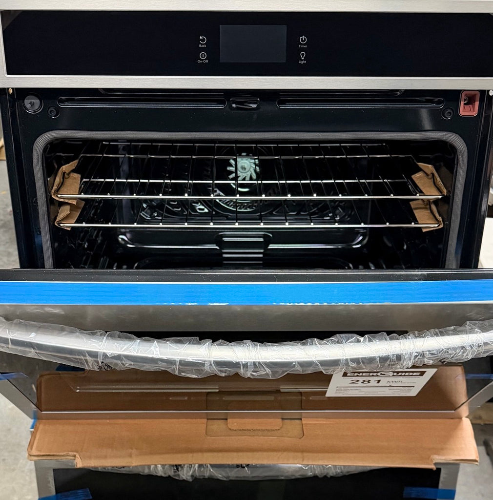 Frigidaire GCWD3067AF 30 Inch Double Electric Wall Oven with Air Fry, 10.6 Cu.Ft. Capacity, Total Convection, Self Clean, Touch Screen Control Panel, No Pre Heat, Steam Bake, Temperature Probe, Glide Rack, Air Sous Vide, Control Lock