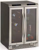 Avanti WBV19DZ 24 Inch Undercounter Side by Side Dual Zone Wine/Beverage Cooler with 19 Wine Bottles Capacity, LED Lighting, Security Lock, Auto-Lock Controls and Electronic Controls