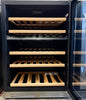 Avanti WCF43S3SD 24 Inch Dual Zone Wine Chiller with 43 Bottle Capacity, One Touch Digital Controls, Pull-Out Wooden Shelves, Built-in Fan and Charcoal Filter