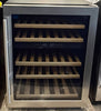 Avanti WCF43S3SD 24 Inch Dual Zone Wine Chiller with 43 Bottle Capacity, One Touch Digital Controls, Pull-Out Wooden Shelves, Built-in Fan and Charcoal Filter