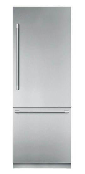 Thermador Freedom® Collection T30IB905SP 30 Inch Panel Ready Built-In Bottom Mount Smart Refrigerator with 16 cu. ft. Total Capacity, Diamond Ice Maker, Freedom® Water Filter, and SoftClose® Drawers