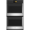 GE Profile PTD700LSNSS 30 Inch Smart Convection Double Wall Oven with 10.0 Cu. Ft. Total Capacity, True European Convection, No Preheat Air Fry, Precision Cook Modes, Self-Clean Steam Clean Option, and Control Lock: Left Hinge Door Swing: Stainless Steel