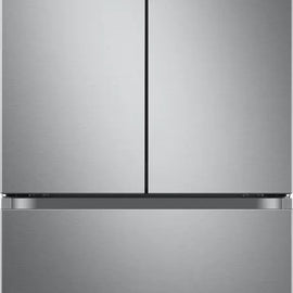 Samsung RF18A5101SR 33 Inch Counter Depth French Door Smart Refrigerator with 17.5 Cu. Ft. Capacity, Power Cool & Freeze, Twin Cooling Plus, Wi-Fi, Internal Ice Maker, ENERGY STAR Certified, and ADA Compliant: Fingerprint Resistant Stainless Steel