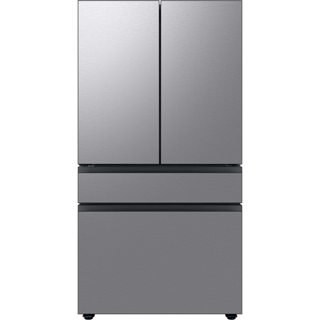 Samsung Bespoke RF29BB8600QL 36 Inch Smart 4-Door French Door Refrigerator with 29 cu. ft. Total Capacity, Beverage Center, FlexZone™ Drawer, Dual Auto Ice Maker, Twin Cooling Plus, Wi-Fi Enabled, ADA Compliant, and ENERGY STAR®: Stainless Steel