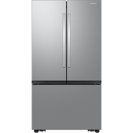 Samsung RF32CG5100SR 36 Inch Smart 3-Door French Door Refrigerator with 32 cu. ft. Total Capacity, Dual Auto Ice Maker, Slide-In Shelf, All Around Cooling, Wi-Fi Enabled, Sabbath Mode, Star-K Certified, ADA Compliant: Fingerprint Resistant Stainless Steel