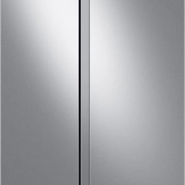 Samsung RS28A500ASR 36 Inch Freestanding Side by Side Smart Refrigerator with 28 Cu. Ft. Total Capacity, Modern Design, All-Around Cooling, Fingerprint Resistant Finish, In-Door Ice Maker: Fingerprint Resistant Stainless Steel