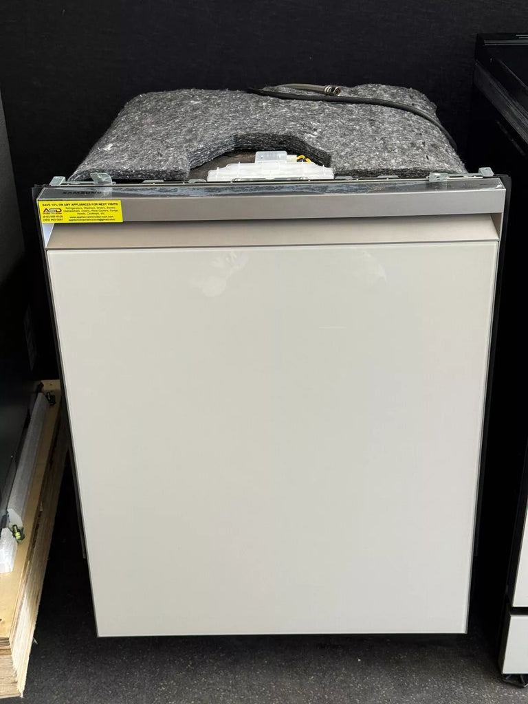 Samsung BESPOKE Kitchen set: Smart Dishwasher DW80BB707012 24 Inch Fully Integrated; Refrigerator RF29BB860012 36 Inch Smart 4-Door French Door
