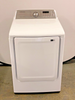 Samsung DVG45T3400W 27 Inch Gas Dryer with 7.4 cu. ft. Capacity, 10 Drying Cycles, Sensor Dry, Smart Care, 7 Drying Options, 4 Temperature Levels, and Wrinkle Prevent: White