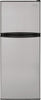 Haier HA10TG21SS 24 Inch Counter-Depth Top Freezer Refrigerator with 9.8 Cu.Ft. Total Capacity, 2 Spill Proof Glass Shelves, Humidity Controlled Crisper, LED Interior Lighting, 2 Freezer Door Bins and ADA Compliance: Stainless Steel