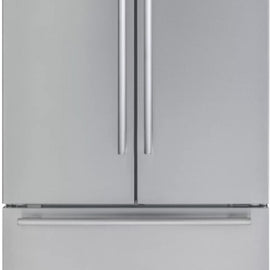 Thermador Masterpiece Series T36FT810NS 36 Inch Freestanding French Door Smart Refrigerator with 20.8 cu. ft. Total Capacity, Internal Water Dispenser, and Diamond Ice Maker: Masterpiece Handle