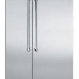Viking 5 Series VCSB5483SS 48 Inch Counter Depth Built-In Side by Side Refrigerator with 29.05 Cu. Ft. Total Capacity, ProChill™ Temperature Management, Plasmacluster™ Ion Air Purifier, and ENERGY STAR® Certified: Stainless Steel