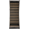 Avanti WCF149SE3S 24 Inch Single Zone Wine Chiller with 149 Bottle Capacity, 14-Rollout Wood Shelves, Reversible Tempered Glass Door, LED Light, and Soft Touch Control Panel: Stainless Steel