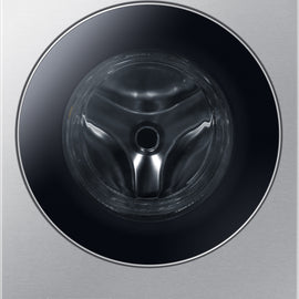 Samsung BESPOKE WF53BB8900AT 27 Inch Front Load Smart Washer with 5.3 cu. ft. Capacity + Samsung BESPOKE DVG53BB8900T 27 Inch Gas Smart Dryer with 7.6 Cu. Ft. Capacity