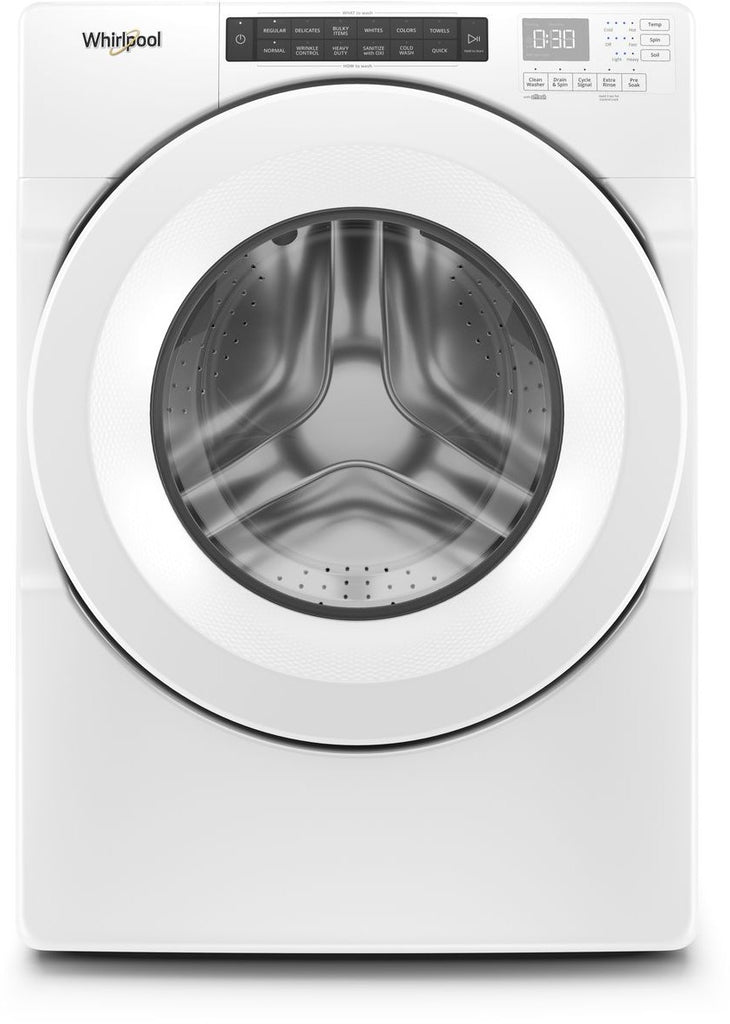 Whirlpool WFW560CHW 27 Inch Front Load Washer with 4.3 cu. ft. Capacity, 14 Wash Cycles, Presoak Option, Sanitize Cycle, Quick Wash, Closet-Depth Fit and ENERGY STAR® Rated