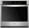 Whirlpool WOS31ES0JS 30 Inch 5.0 Cu. Ft. Electric Single Wall Oven, Keep Warm Setting, Adjustable Self-Cleaning, 5.0 cu. ft. Capacity, Hidden Bake Element, Control Lock Mode, Delay Start, Electronic Touch Controls, Sabbath Mode: Stainless steel