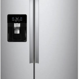 Whirlpool WRS325SDHZ 36 Inch Freestanding Side by Side Refrigerator with 24.55 Cu. Ft. Total Capacity, Can Caddy, Frameless Glass Shelves, External Ice/Water Dispenser, EveryDrop™ Water Filtration, and ADA Compliant: Fingerprint Resistant Stainless Steel