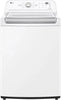 LG WT7155CW 27 Inch Top Load Washer with 4.8 Cu. Ft. Capacity, 4-Way™ Agitator, TurboDrum™ Technology, 6Motion™ Technology, SmartDiagnosis™, Tub Clean, ColdWash™, Deep Fill, Control Lock, CSA Listed, and Energy Star Qualified: White