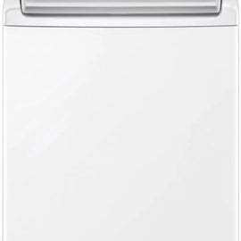 LG WT7155CW 27 Inch Top Load Washer with 4.8 Cu. Ft. Capacity, 4-Way™ Agitator, TurboDrum™ Technology, 6Motion™ Technology, SmartDiagnosis™, Tub Clean, ColdWash™, Deep Fill, Control Lock, CSA Listed, and Energy Star Qualified: White
