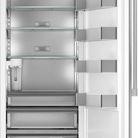 Monogram ZIR301NPNII 30 Inch Panel Ready Professional Column Smart Refrigerator with 17.5 Cu. Ft. Capacity, Autofill Pitcher, LED Integrated Shelves, Retrofit Capability, Enhanced Shabbos Mode Capable, WiFi, and Water Filtration