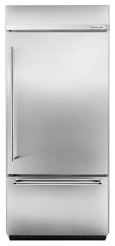 KitchenAid - KBBR306ESS, 20.9 Cu. Ft. Bottom-Freezer Built-In Refrigerator - Stainless steel