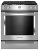 KitchenAid - KSDB900ESS 7.1 Cu. Ft. Self-Cleaning Slide-In Dual Fuel Convection Range - Stainless steel