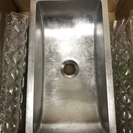 Maestro washbasin kosta 1 silver leaf, Bathroom Sink, hand made