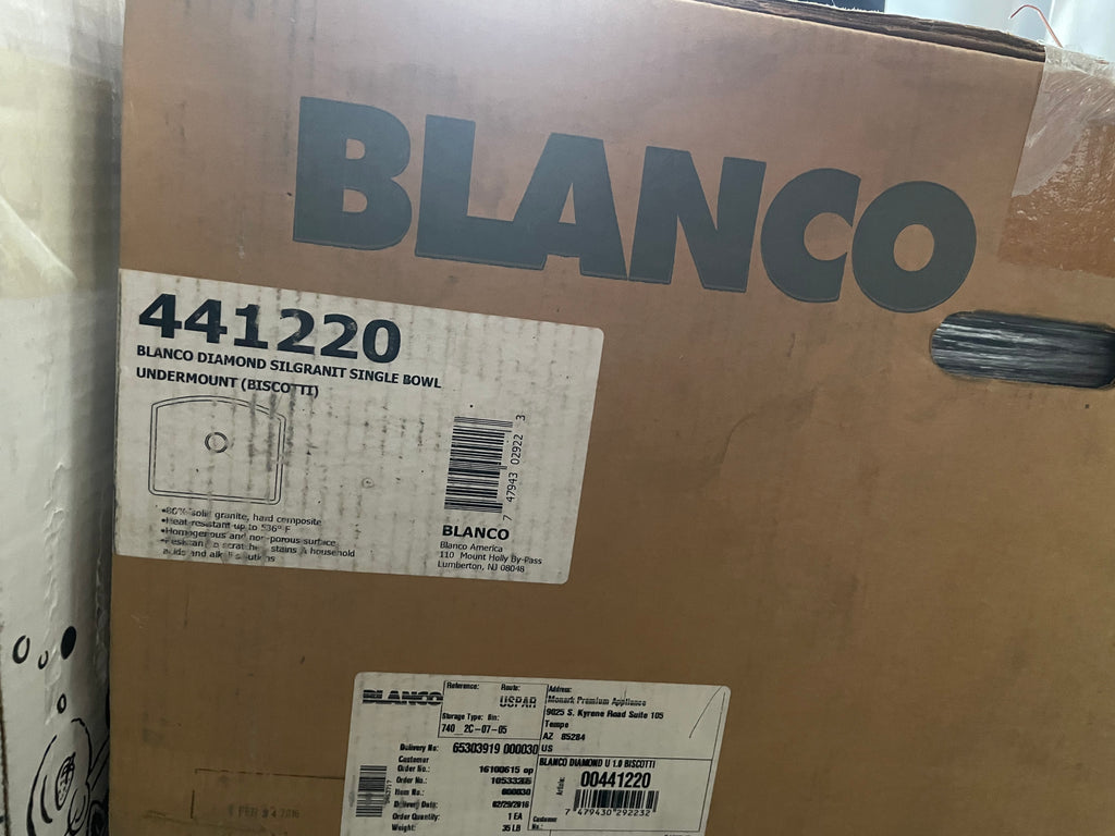 BLANCO, Biscotti 441220 DIAMOND SILGRANIT Undermount Bar Sink, 20.81 x 24.00 x 10.00 inches