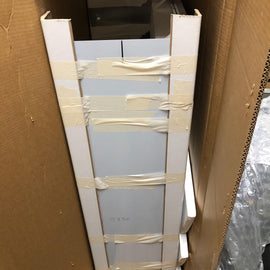 Imperial hood custom duct cover WH- STK. 54”x26”x14”. Stainless steel.