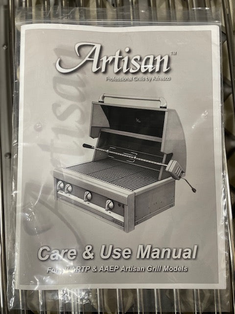 Artisan ARTP-36C-LP Professional Series 36-Inch Gas Grill on Cart, stainless st