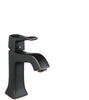 Hansgrohe Metris C Series 31077921 Single Lever Lavatory Faucet with 4-1/2 Inch Reach, 7-1/4 Inch Height, Boltic Handle Lock, No Drain and ADA Compliant: Rubbed Bronze