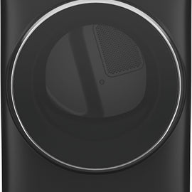 GE PFD95GSPTDS 28 Inch Gas Smart Dryer with 7.8 Cu. Ft. Capacity, Adaptive MySettings, Washer Link, SmartHQ™, 12 Dry Cycles, Steam Sanitize, Quick Dry, Reduce Static, Damp Alert, Wrinkle Care, 4 Way Venting, ADA Compliant, and ENERGY STAR® Qualified