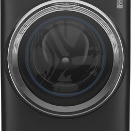 GE PFW950SPTDS 28 Inch Front Load Smart Washer with 5.3 Cu. Ft. Capacity, 12 Cycles, 11 Options, Sanitize + Allergen, UltraFresh™ Vent System+, OdorBlock™, Microban®, Adaptive SmartDispense™, Dynamic Balancing Technology™, PowerSteam: Carbon Graphite